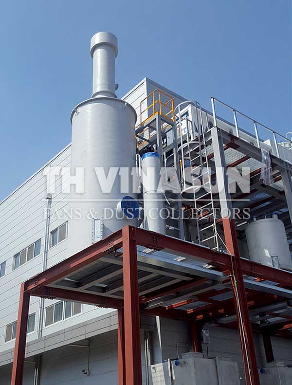 lọc khí thải bằng than hoat tính