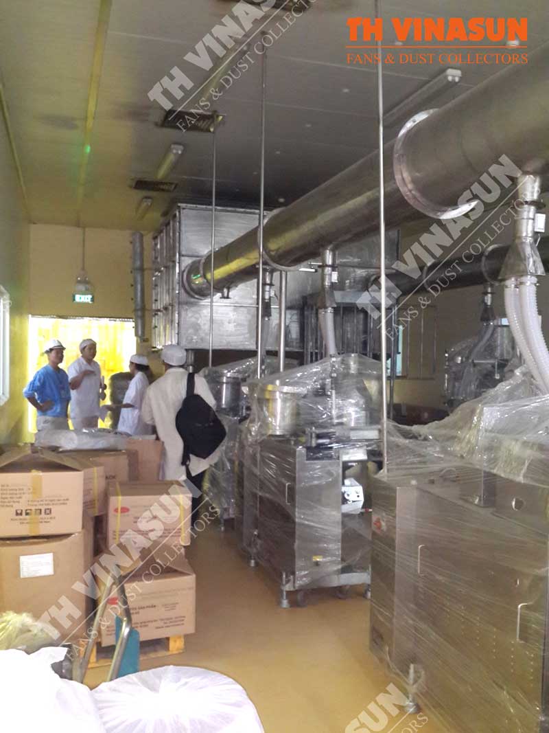 xử lý bụi nhà máy thực phẩm masan