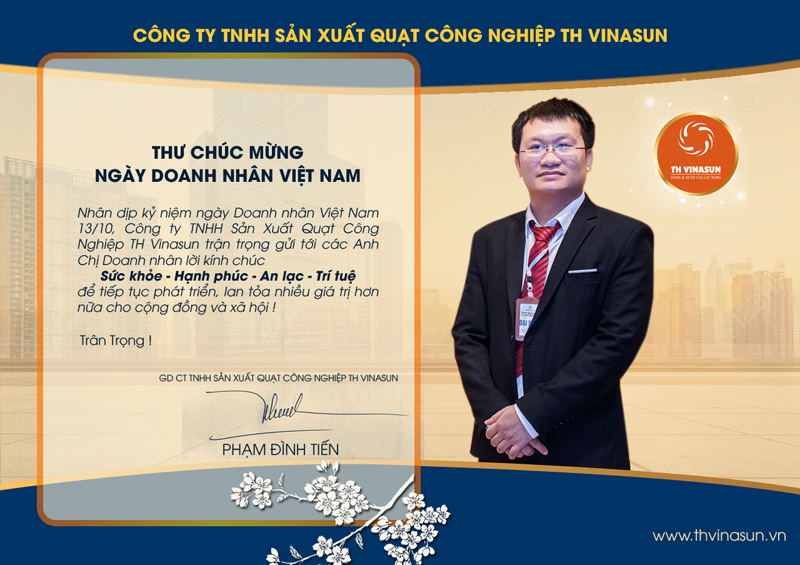 TH VINASUN CHÚC MỪNG NGÀY DOANH NHÂN VIỆT NAM
