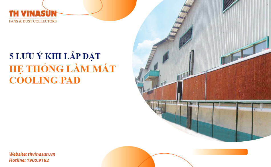 5 lưu ý khi lắp đặt hệ thống làm mát cooling pad