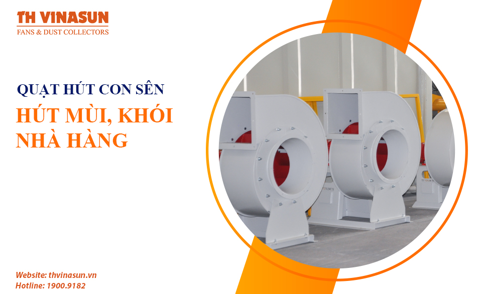 Quạt hút mùi con sên: Hút mùi, khói bếp nhà hàng