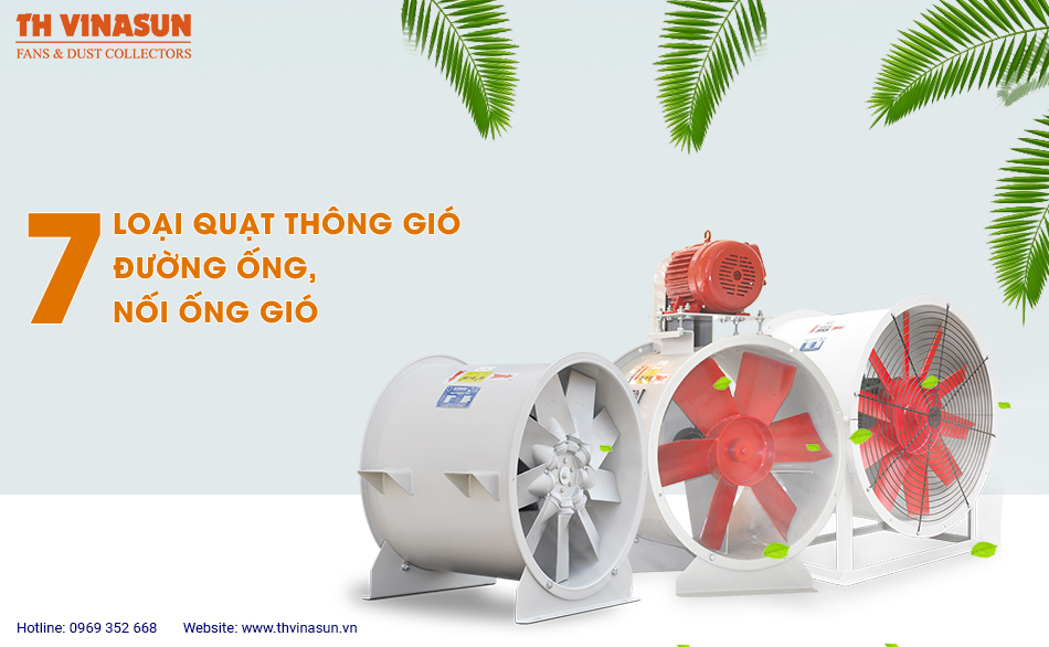 Hình ảnh 7 loại quạt thông gió đường ống, nối ống gió