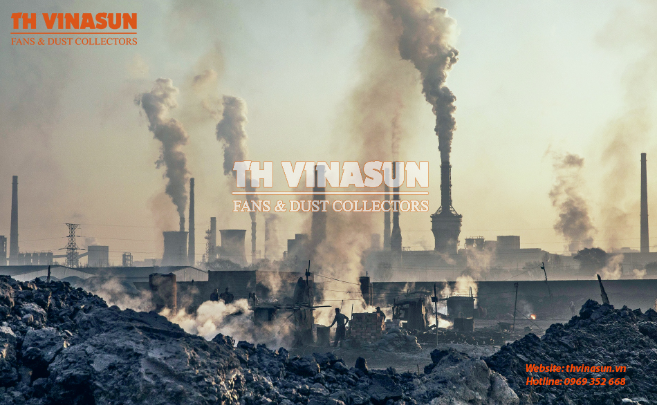 Chất thải công nghiệp gây ô nhiễm môi trường