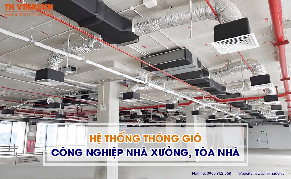 Hệ thống thông gió công nghiệp nhà xưởng, tòa nhà