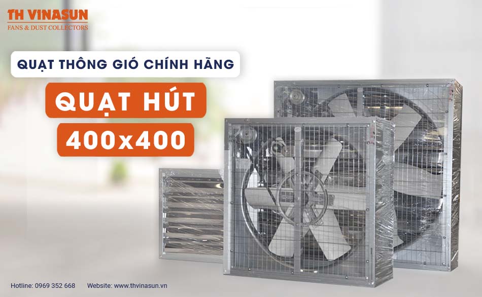 Quạt hút 400×400, quạt thông gió chính hãng