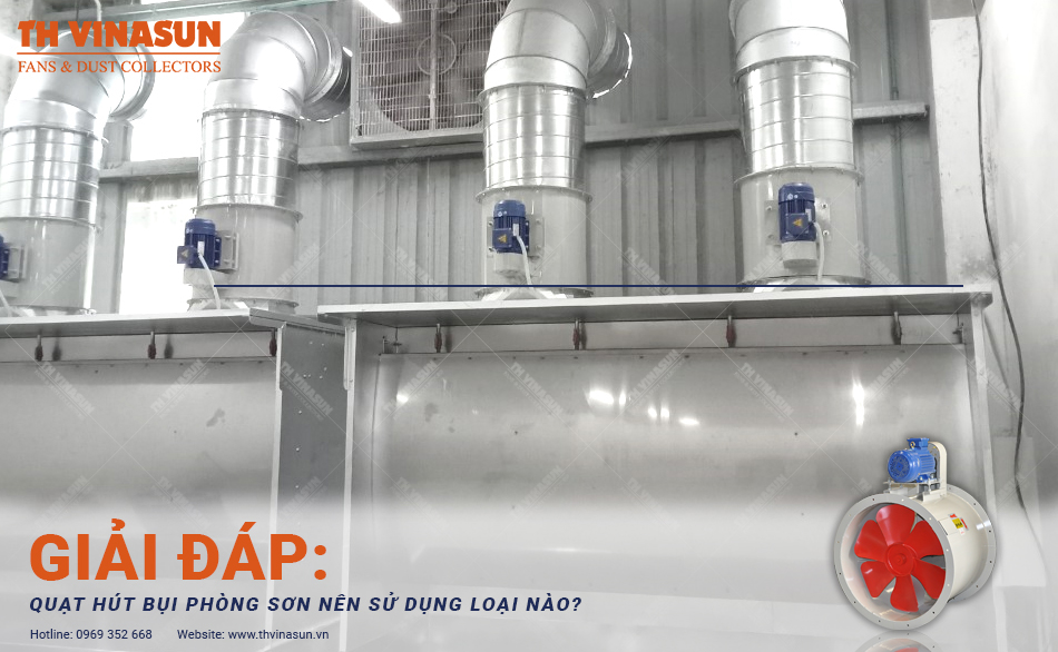 Giải đáp: Quạt hút bụi phòng sơn nên sử dụng loại nào?