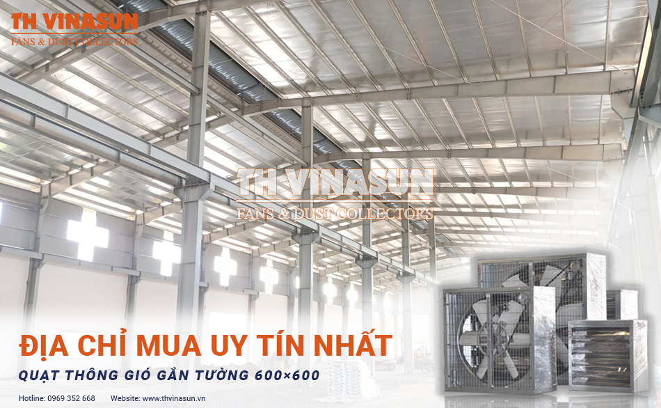 Quạt thông gió gắn tường 600×600: Địa chỉ mua uy tín nhất