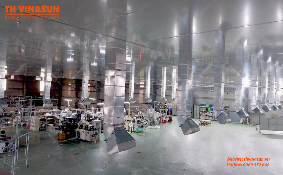 Hệ Thống máy làm mát công ty sản xuất bao bì ở Từ Sơn - Bắc Ninh