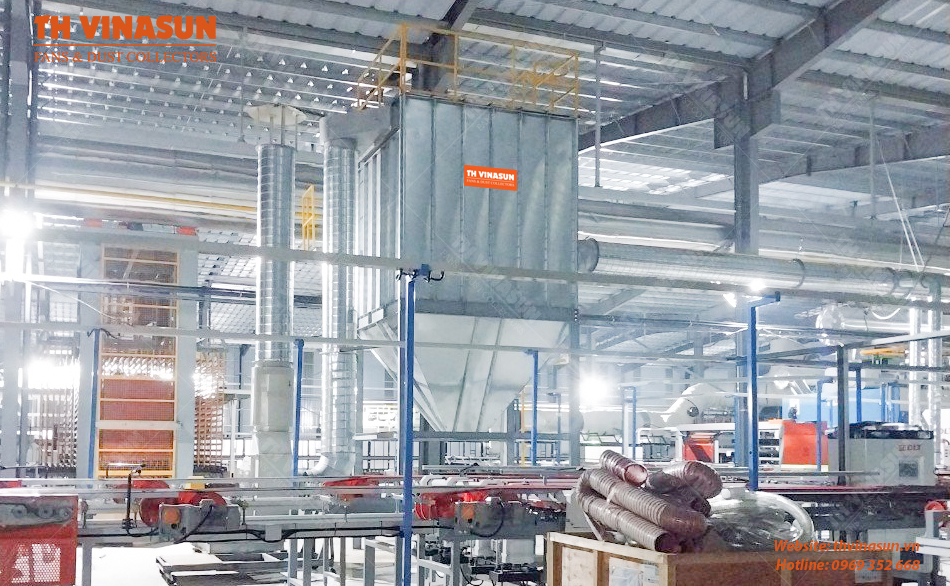 TH Vinasun bắt đầu triển khai lắp đặt hệ thống hút lọc bụi cho nhà máy gạch Takao - Bình Định