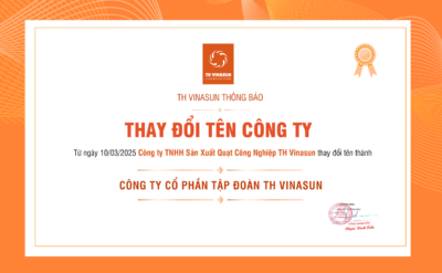 TH Vinasun thông báo chuyển đổi tên công ty