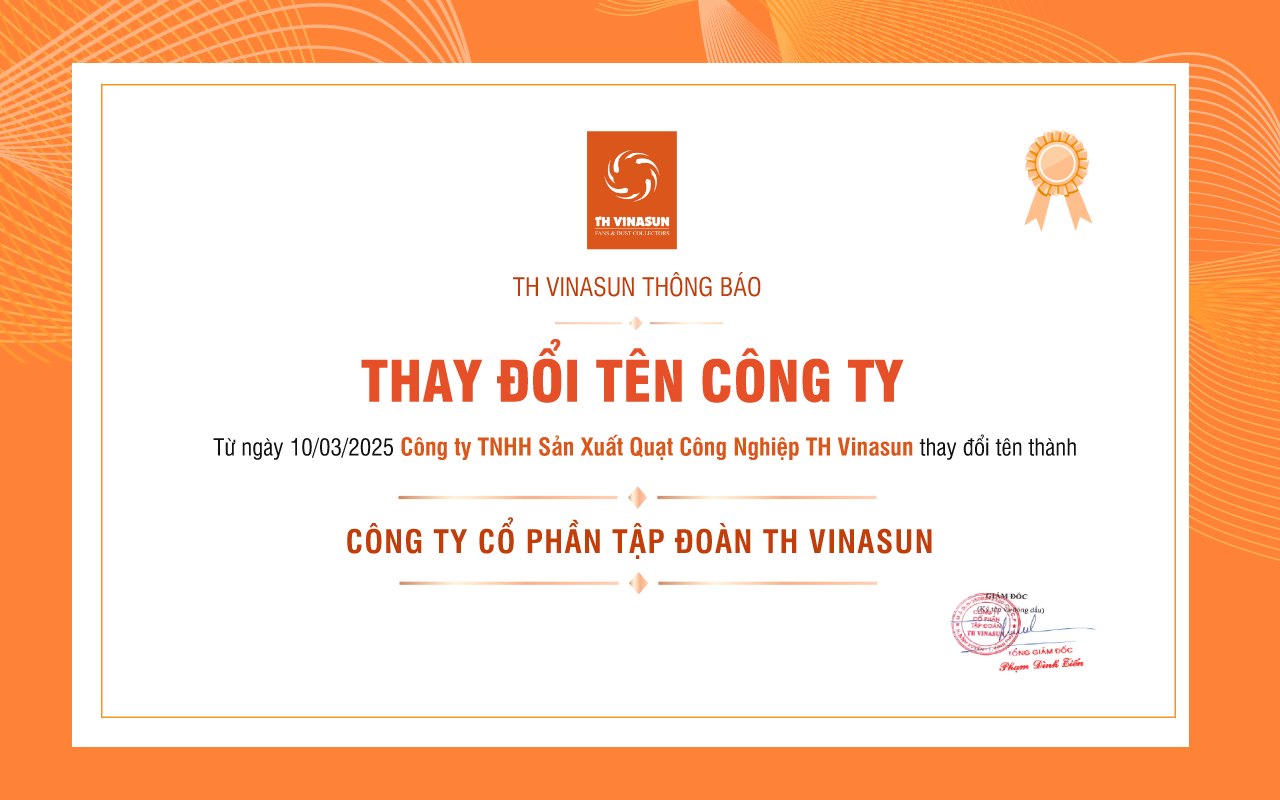 TH Vinasun thông báo chuyển đổi tên công ty