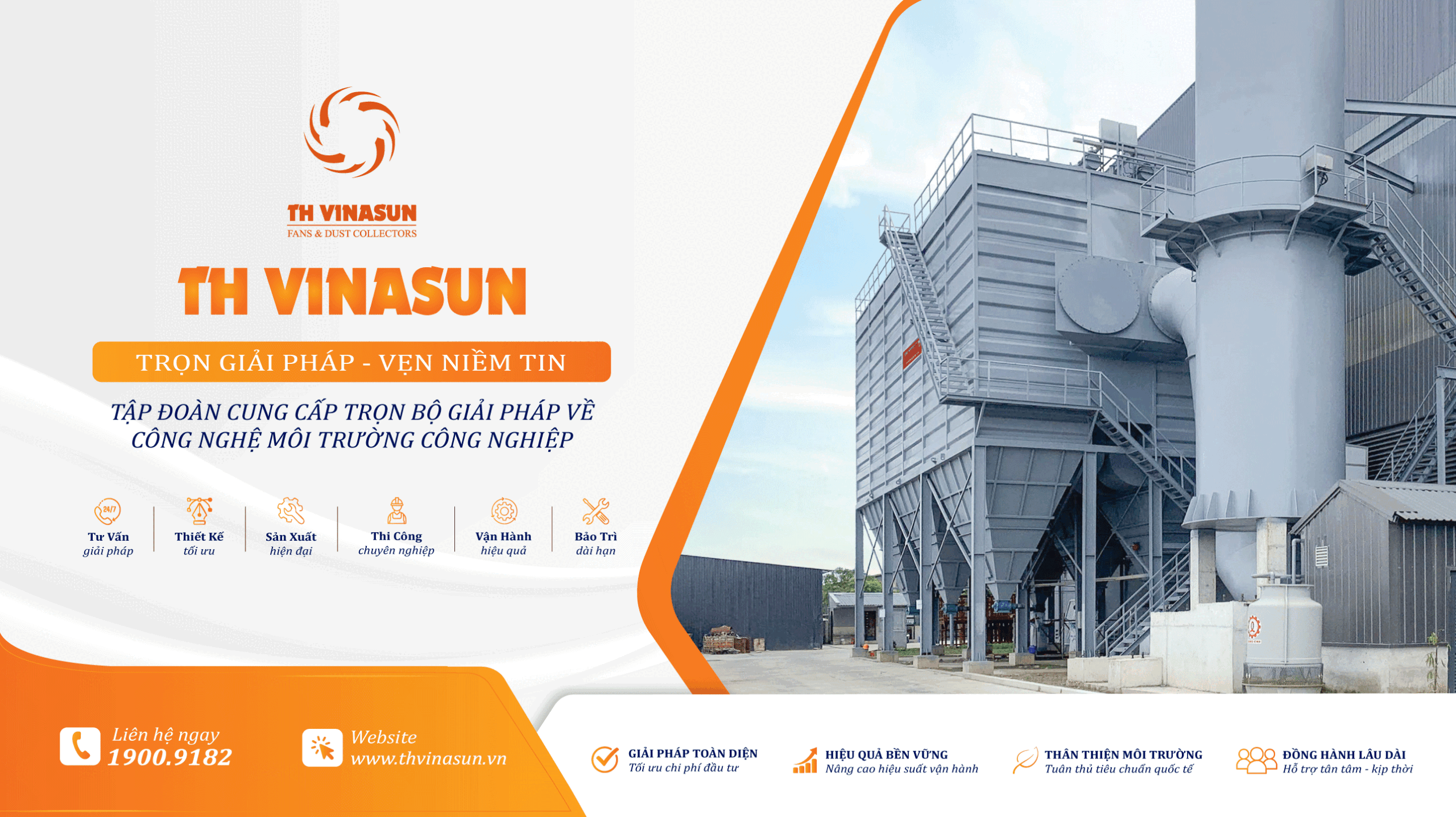Hệ thống lọc bụi TH Vinasun Group