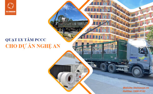 Quạt PCCC cho dự án trọng điểm Nghệ An - Bệnh Viện Ung Bướu Nghệ An