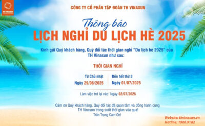Thông báo nghỉ du lịch 2025