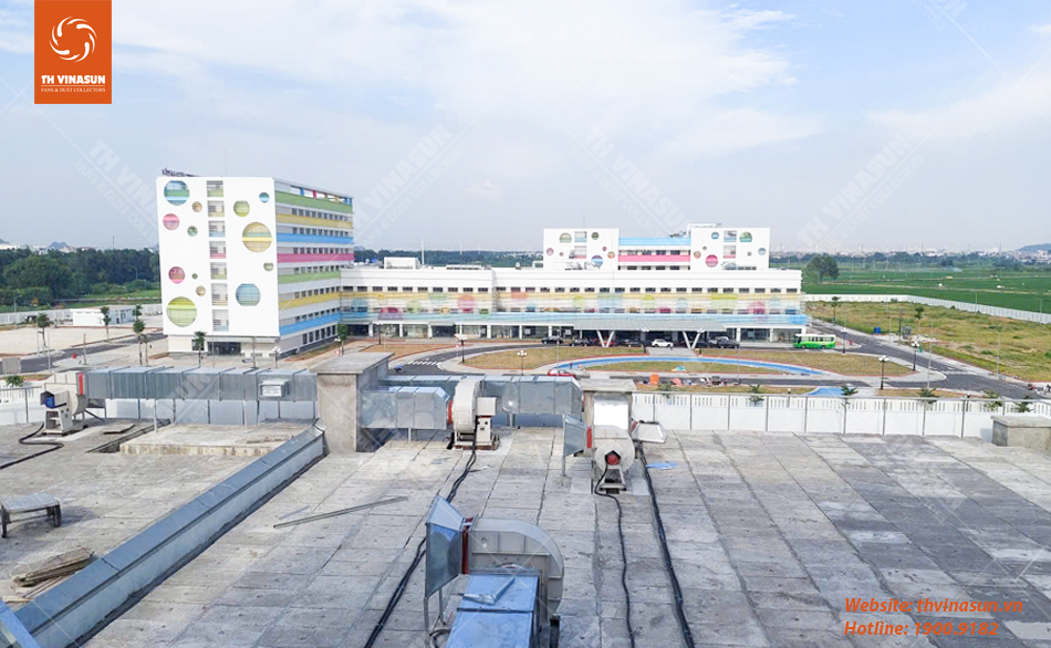 th-vinasun Dự Án Hệ Thống Quạt Cho Bệnh Viện Phụ Sản TW 2