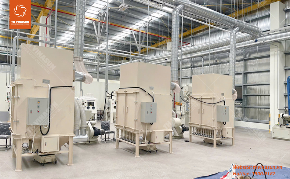 th-vinasun Hệ thống lọc bụi cho nhà máy Nhật Bản