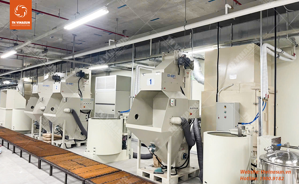 th-vinasun Hệ thống lọc bụi cho nhà máy Nhật Bản
