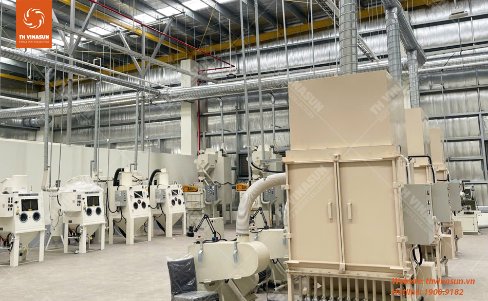 th-vinasun Hệ thống lọc bụi cho nhà máy Nhật Bản