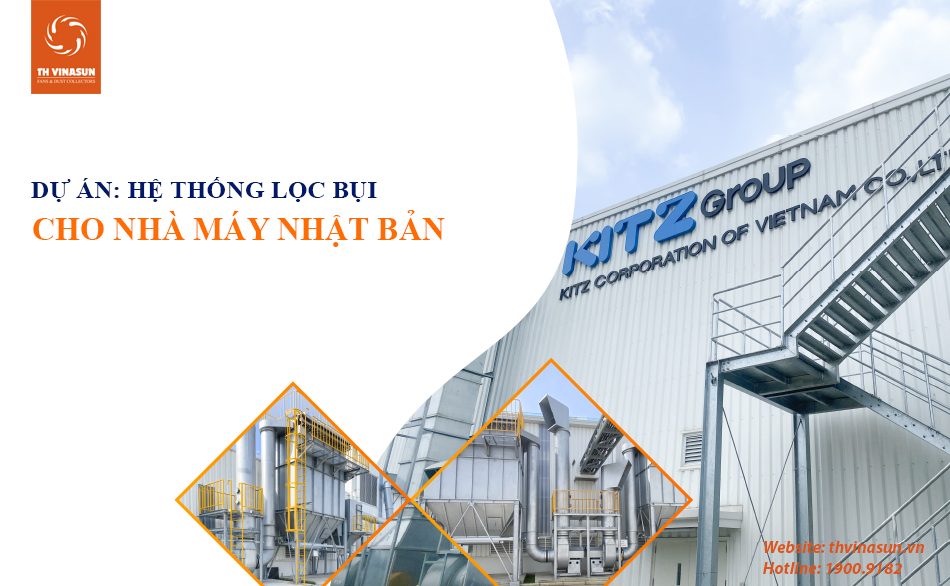 Hệ thống hút bụi cho nhà máy Nhật Bản