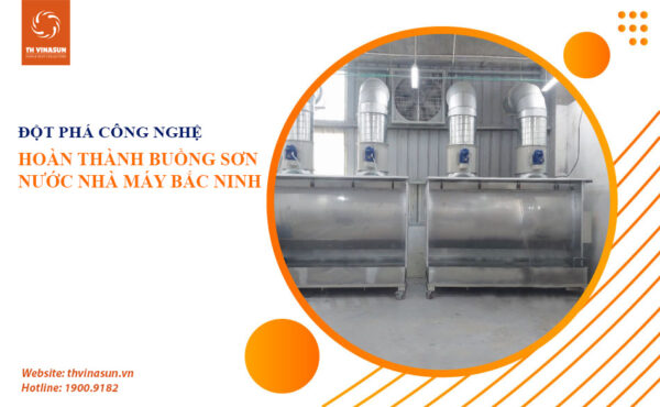 Dự án buồng sơn nước cho nhà máy