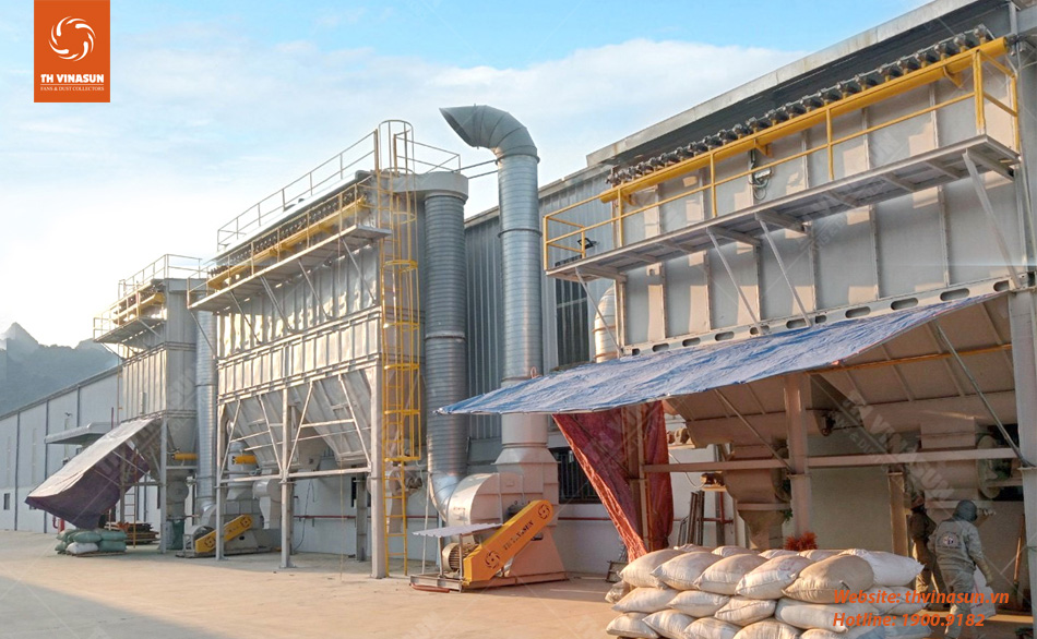 Hệ thống lọc bụi nhà máy thức ăn chăn nuôi