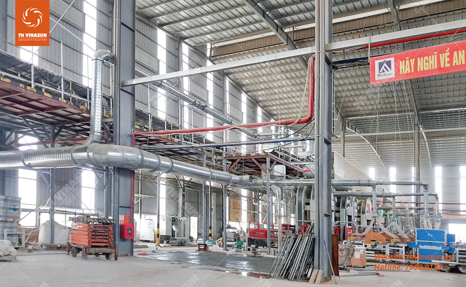 thvinasun Giảm bụi cho nhà máy gạch tại Phú Thọ