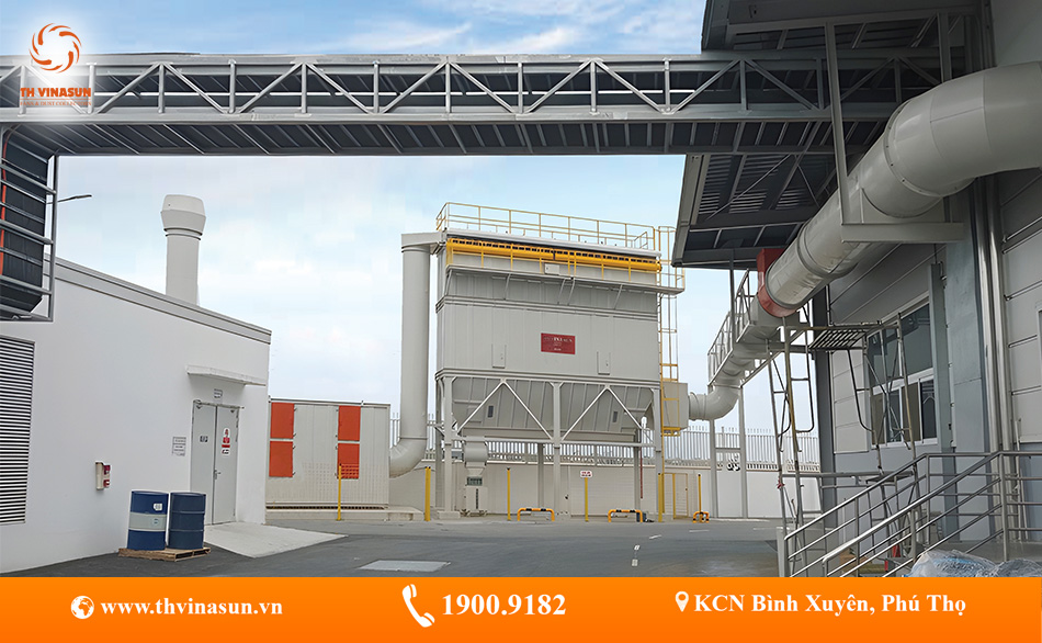 th-vinasun Hệ thống hút bụi nhôm tại Thái Bình