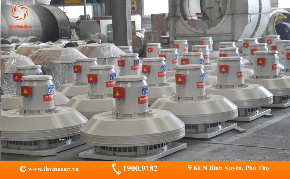 thvinasun Quạt ly tâm hút mái