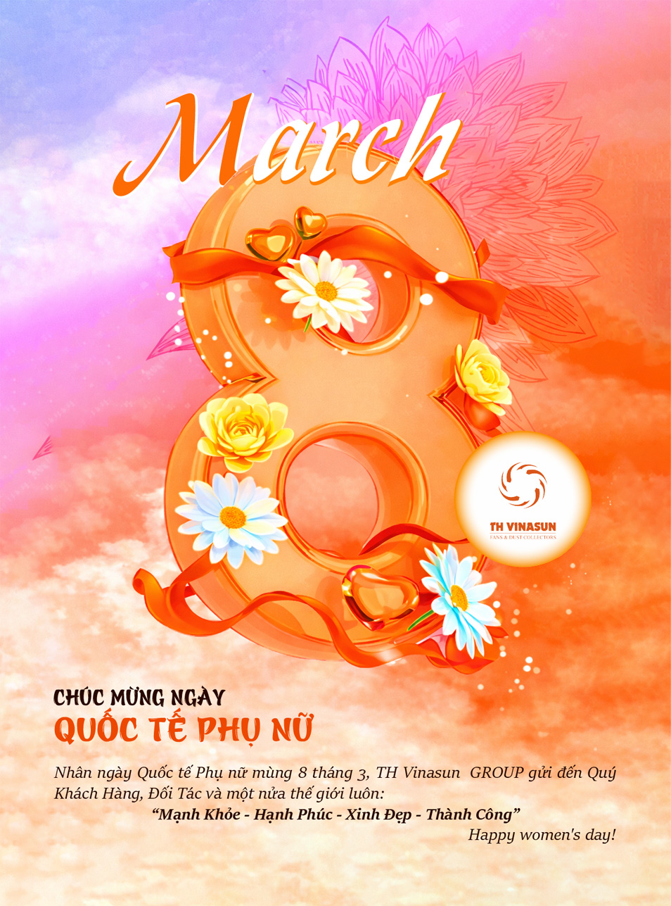 Chúc mừng 8-3-2026