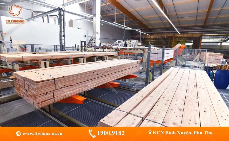 máy hút bụi xưởng gỗ