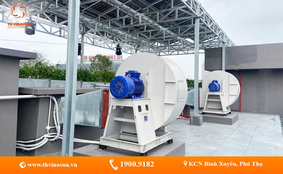 Quạt tăng áp cầu thang