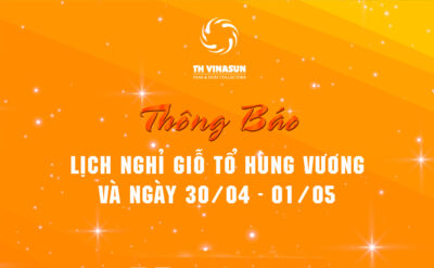 Thông báo lịch nghỉ lễ Giỗ Tổ Hùng Vương và Ngày 30-4, 1-5