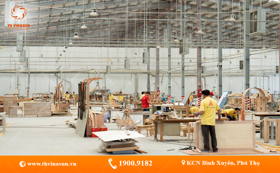 hút bụi nhà máy gỗ