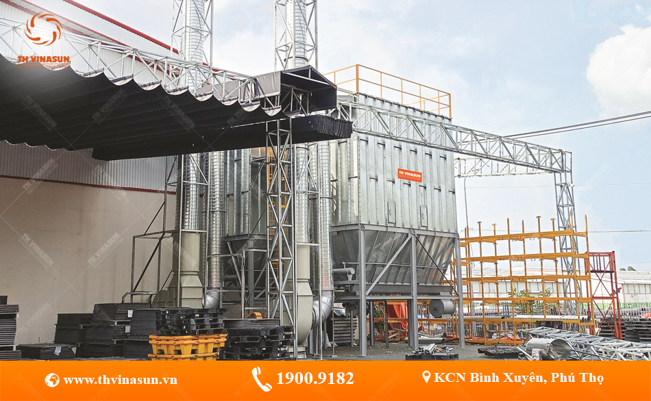 hút bụi nhà máy gỗ
