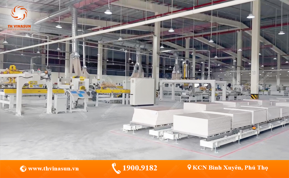 hút bụi nhà máy gỗ