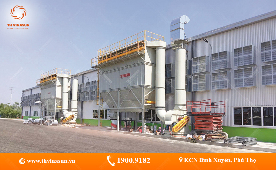 hút bụi nhà máy gỗ