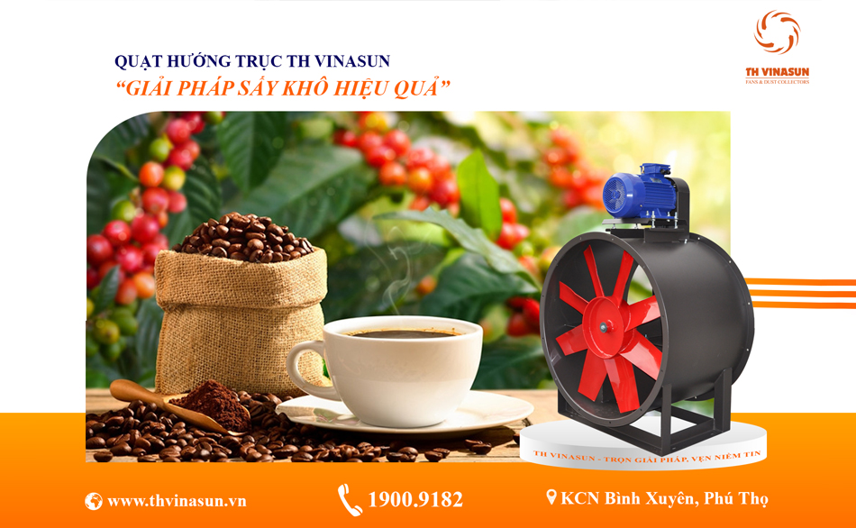 quạt sấy nông sản