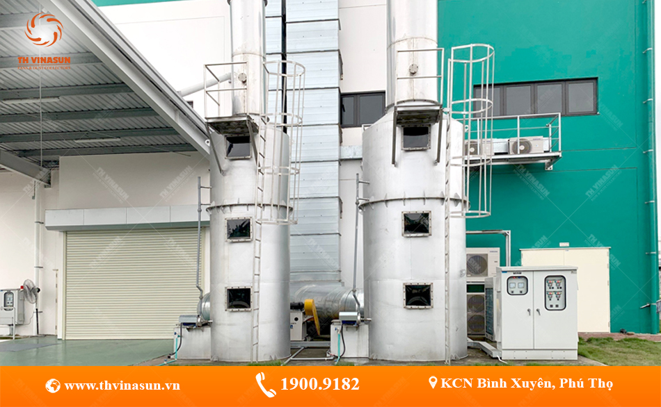 tháp xử lý khí thải