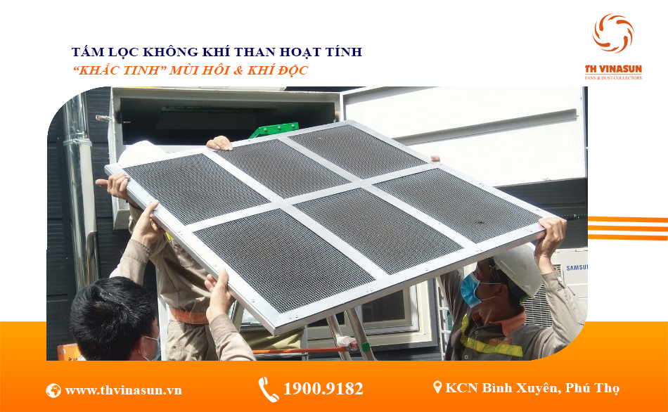 Tấm Lọc Không Khí Than Hoạt Tính – “Khắc Tinh” Mùi Hôi & Khí Độc